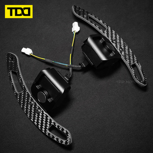 Palancas de cambio magnéticas de fibra de carbono TDD para Audi Serie C8 A6 A7 S6 S7 RS6 RS7, palancas de cambio para volante - Product Image 5
