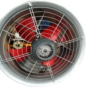 Factory Price Low Noise Manufacturer Bathroom Hotels Portable Exhaust Axial Flow Fire Fan Blade Low Pressure Fan