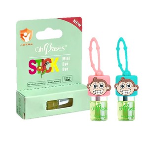 OhBases Mini Stick Répulsif 1,5 ml Pur Naturel Pour Enfants Utilisation Intérieure et Extérieure - Product Image 2