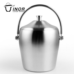 Small <strong>Silver</strong> Round Standing Barrel Cola <strong>Ice</strong> <strong>Bucket</strong> From China - Product Image 4