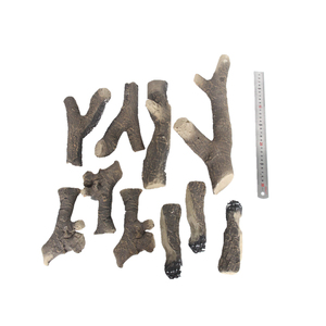 In vendita inno soggiorno <span class=keywords><strong>camino</strong></span> decorativo in fibra ceramica log <span class=keywords><strong>set</strong></span> - Product Image 6