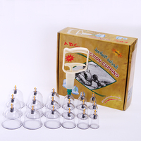 Chinois pas cher hijama ensemble pression négative ventouses machine hijama 12 ventouse kit ventouses outil