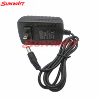 Adaptador de Corriente SUNWAYT SW-SP7 Internacional 12V 2A AC 100-240V para Tiras de Luces LED y Accesorios de Juegos de Arcade (ABS/Plástico)