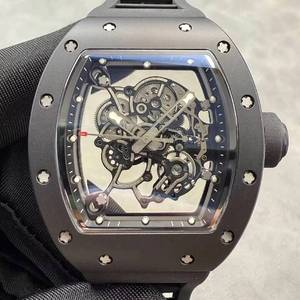 The latest top-of-the-line 055 black ceramic integrated movement skeleton design men's business and social automatic mechanical - Product Image 1