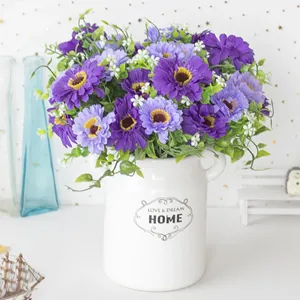 <span class=keywords><strong>Bouquet</strong></span> de fleurs artificielles en soie à 7 têtes de style européen pour la décoration de <span class=keywords><strong>mariage</strong></span>, la fête des mères, Pâques ou Halloween - Product Image 4
