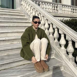 2024 surdimensionné Bomber veste <span class=keywords><strong>femme</strong></span> mode ample gris chaud Baseball veste printemps décontracté filles Vintage épais vêtements d'extérieur chauds - Product Image 3