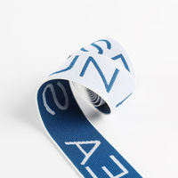 Bande élastique jacquard personnalisée multicolore avec logo imprimé, ruban élastique jacquard pour sous-vêtements et articles de sport