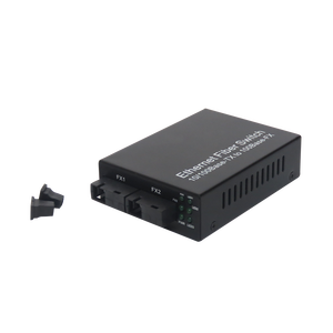 Convertidor de Medios Ópticos SC de Venta Caliente de Fábrica, Transceptor Óptico Monomodo 1310nm 1550nm 2 SC + 3 RJ45, Convertidor de Fibra Óptica - Product Image 5