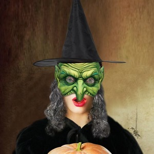 All'ingrosso Halloween <span class=keywords><strong>strega</strong></span> EVA maschera Set di oggetti di scena Horror gotici per Cosplay Costume festa in maschera di carnevale - Product Image 5