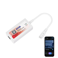 Contrôleur LED RGB PWM intelligent 3 canaux 5-24 V CC SP318E avec contrôle via l'application BanlanX, capteur audio, portée sans fil de 30 m, garantie de 3 ans, facile à utiliser