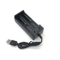 18650 Chargeur Usb Intelligent Batterie Au Lithium 3.7v-4.2v Charge Rapide UsB Double Fente Double Charge Lampe De Poche Chargeur