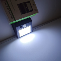 Applique murale intelligente avec capteur d'énergie solaire, étanche conforme à la norme IP65, 2W, faible consommation d'énergie