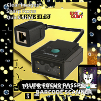 Escáner de Código de Barras Effon con Enfoque Automático 1D 2D QR, Lector de Códigos de Barras Integrado Fijo OCR MRZ CMOS PDF417 USB en Existencia