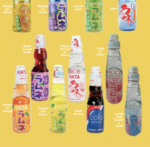 ขายส่งเครื่องดื่มที่แปลกใหม่ รสผลไม้ น้ําโซดา เครื่องดื่มอัดลมญี่ปุ่น น้ําอัดลมหินอ่อน เครื่องดื่มอัดลม 200มล - Product Image 6