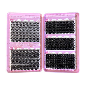 606 Cils en Grappe Mixtes 30D 40D 60D 80D 100D Naturels Denses Bouclés Individuels Faux Cils DIY Auto-Greffe Vente en Gros - Product Image 6