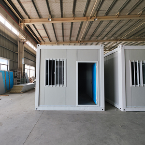 Pequeño cubo a prueba de terremotos e impermeable prefabricado paquete plano casa modular contenedor casa segura casa de vacaciones - Product Image 1