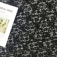 Tissu de dentelle nigérian de haute qualité pour mariage, broderie élégante et sexy, tissu de dentelle de Chantilly luxueux à paillettes, motif floral 3D