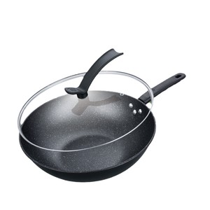 32Cm Y Tế Chảo Đá Không Dính Nồi Không Có Dầu Fume Gas Cảm Ứng Đồ Nấu Nướng Mục Đích Chung Chảo - Product Image 1