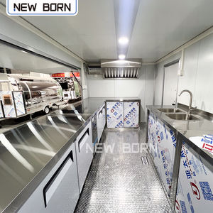 食品亭 食品摊位 街头食品 餐饮服务 食品拖车 带全套厨房的食品车 - Product Image 5