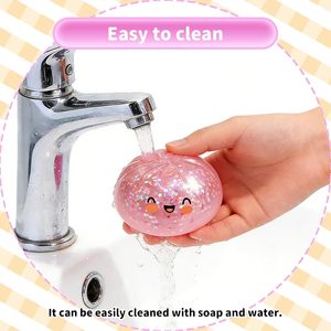 Dumpling Squishy Stress Relief Toy TPE <b>Squeeze</b> <b>Ball</b> Sensory Fidget For Anxiety Relief Kids Age 8 13 Years Unisex - Product Image 4