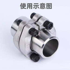 ข้อต่อท่อไฮดรอลิกแบบแยกส่วนเหล็กกล้าคาร์บอน SAE Flange 6000Psi สำหรับเชื่อมต่อถังน้ำมัน - Product Image 5