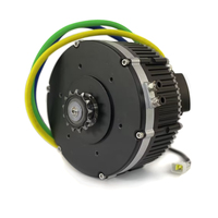 Moteur à flux axial CC HTM11KW à forte poussée, sans balais, pour drone, moto électrique 72V, faible bruit, pour usage avec ventilateur