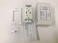 Prise intelligente standard américaine, charge rapide, prise USB 125V 15A 20A, type C, prise murale USB