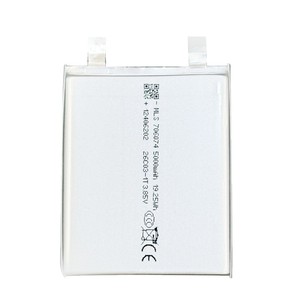 แบตเตอรี่ลิเธียมโพลิเมอร์ชนิด Pouch ยี่ห้อ Renchuang Innovation Energy รุ่น 706074 ความจุ 5000mAh แรงดัน 3.85V - Product Image 1
