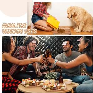 Plateau d'affichage décoratif créatif en forme <span class=keywords><strong>de</strong></span> chien en bois en gros direct d'usine pour servir des dim sum - Product Image 6