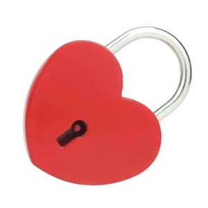 <span class=keywords><strong>Cadenas</strong></span> Cœur Coloré en Alliage de Zinc Kamal 6034, <span class=keywords><strong>Cadenas</strong></span> d'Amour Style Coréen de Séoul, Boîte Cadeau de Mariage, Décoration <span class=keywords><strong>Pont</strong></span>, Sécurité pour Journal Intime - Product Image 3