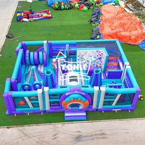 Ngoài trời Tùy Chỉnh thương mại trẻ em người lớn sân chơi bơm hơi nhỏ công viên chủ đề trò chơi để bán - Product Image 1