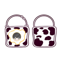 Kawaii Kuh-Muster Plüschtasche Weiche Stofftier-Eiergesichts-Puppe mit Niedriger Mindestbestellmenge Kinderspielzeug-Hersteller