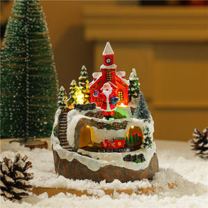 <span class=keywords><strong>Navidad</strong></span> pueblo casa artesanía resina recuerdo fabricante caja Musical <span class=keywords><strong>Navidad</strong></span> nieve globo <span class=keywords><strong>Navidad</strong></span> casas musicales - Product Image 4