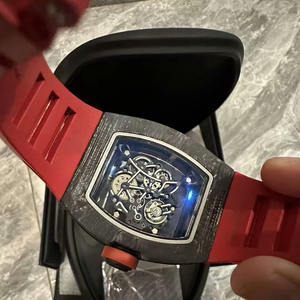 Montre mécanique de luxe de haute qualité avec boîtier en fibre de carbone, style affaires et loisirs, tendance mode, automatique et lumineuse - Product Image 2