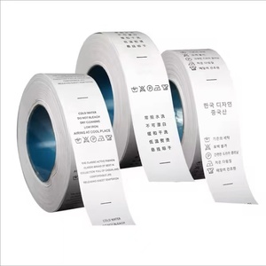 Échantillons Gratuits : Étiquettes Rondes Adhésives pour Impression par Transfert Thermique pour Nylon, Taffetas, Satin, Soins du Linge et Étiquettes Personnalisées - Product Image 1