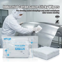 WIPESTAR Chiffon de nettoyage pour peinture automobile, gaze de coton, adhésif résineux, essuie-tout collants pour boîtiers plastiques 3C et revêtements de pulvérisation automobile