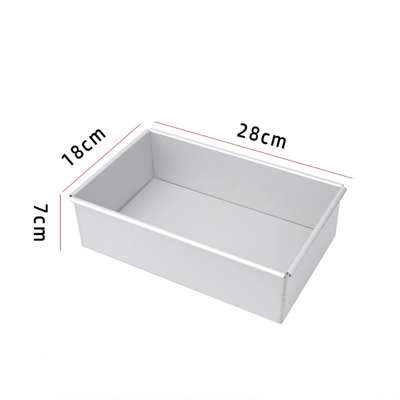 Pan de pastel de 11 pulgadas con fondo fijo