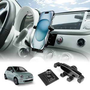 Support de téléphone portable pour voiture <span class=keywords><strong>Fiat</strong></span> <span class=keywords><strong>500</strong></span> 2008-<span class=keywords><strong>2023</strong></span> Abarth 595 2012-2019 Support de téléphone par gravité 2020 <span class=keywords><strong>2023</strong></span> Accessoire intérieur - Product Image 5