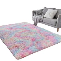 Tapis shaggy ultra doux, tapis moelleux antidérapant pour chambre à coucher, salon, chambre d'enfant, dortoir