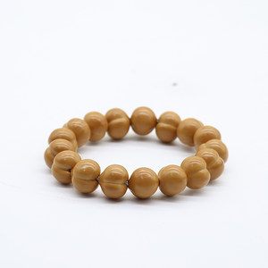 Bracelet populaire en forme de cœur, en noix de singe à surface lisse, perles bouddhistes, simple <span class=keywords><strong>brin</strong></span>, pour hommes et femmes, jouet, perles de prière - Product Image 2