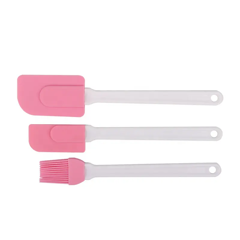 Spatula Silikon Mini Siap Kirim, Peralatan Masak Silikon Mini, Spatula Silikon Keamanan Makanan