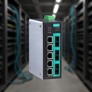 สวิตช์จัดการแบบติดตั้งบนราง DIN รุ่น Moxa EDS-408A-3S-SC-T 8 พอร์ต 1000Mbps IEEE 802.3 อีเธอร์เน็ตอุตสาหกรรม สำหรับใช้งานในองค์กร - Product Image 3
