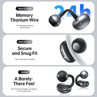 Headphone Olahraga Nirkabel Grosir S7 Bluetooth Earphone Jepit Telinga Bluetooth V6.0 Earbuds Tws Nirkabel Tahan Air