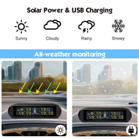 Contrôleur numérique de pression de l'air des pneus, à 6 capteurs, universel, pour voitures, camions, remorque, caravane, tpms, pour Ford, tesla et BMW, 23mm