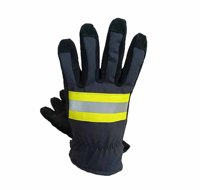 Gants de sauvetage incendie, gants de protection pour pompiers, gants de sécurité anti-incendie, cuir, tissu aramide, imperméables, anti-chaleur EN659