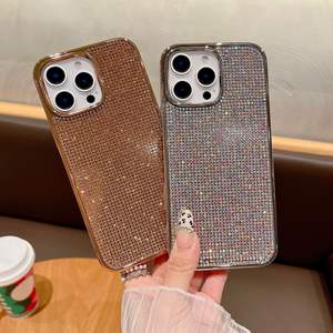 Funda de Teléfono de Lujo con Pedrería para iPhone 17 Pro Max, Serie Baby's Breath, Compatible con Apple 16, Resistente a Impactos, Premium - Product Image 1