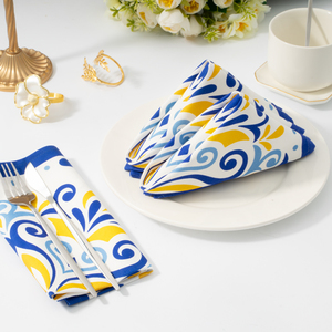 ผ้าเช็ดปากสไตล์โบฮีเมียนสุดหรูลายลานตาผ้าพิมพ์ลายแมนดาลาใช้ซ้ำได้และเป็นมิตรต่อสิ่งแวดล้อม - Product Image 6