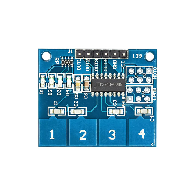 TOPCUS TTP224 Switch Touch Sensor Digital channel Touch Capacitive Module