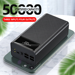 สถานีพลังงานสำรองแบบพกพา 50000mAh ชาร์จเร็ว 65W ช่อง USB สี่ช่อง หน้าจอ LED รองรับอินพุตทั่วไป พอร์ต Type-C แบตเตอรี่ลิเธียมโพลิเมอร์ - Product Image 1