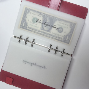 Buste per Budgeting A6 in Carta Vellum Opaca Laminata a 6 Fori, Ricaricabili, di Alta Qualità, per Fondi Commisurati - Product Image 3